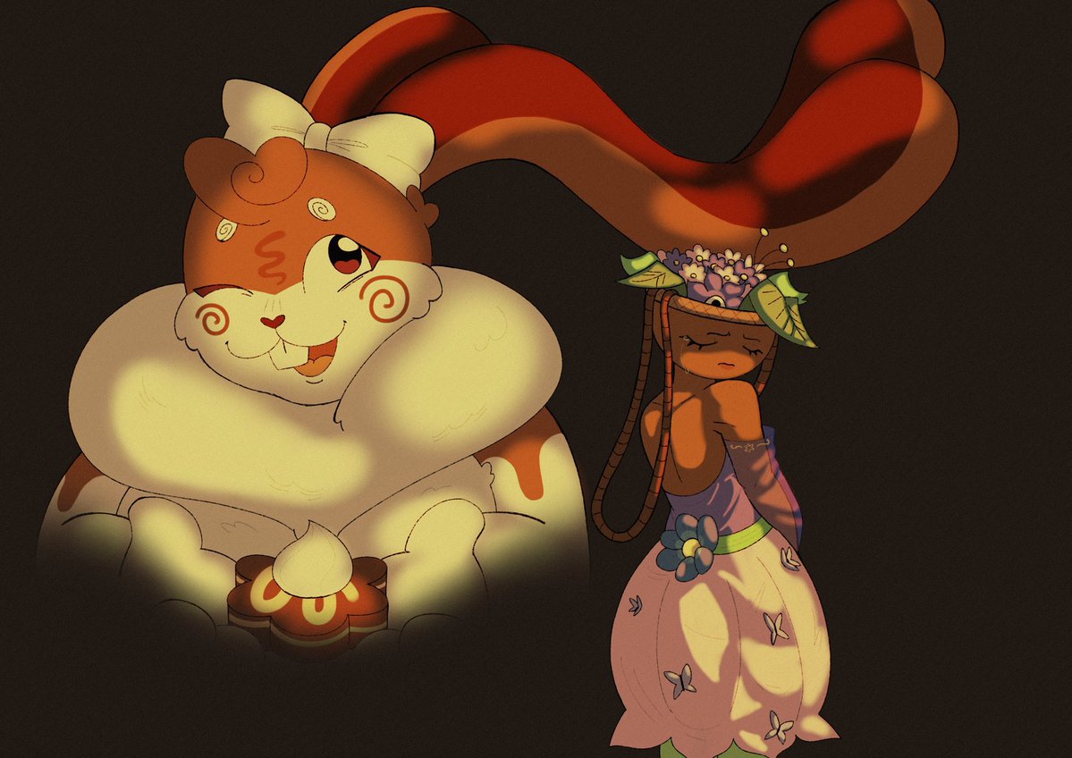 BML_009's tweet photo. @twistedrudie It always destroys me that Bassie wanted to give Cocoa a plush of her thinking that it would be special JUST TO DISCOVER THAT THERE WERE MILLIONS OF COPIES OF THAT SAME PLUSH 😭
Ugh… They are so dear to me 💔 https://t.co/3JiXuRRnkg