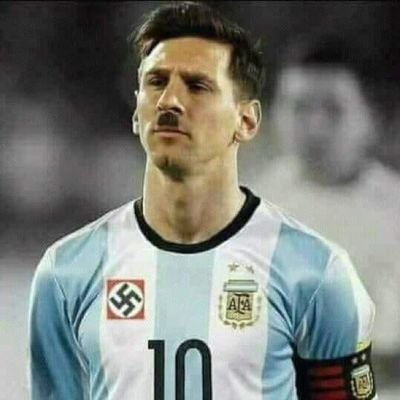 Luiceayrt's tweet photo. @oficialsincerao O ditador messi https://t.co/9PTrykPBGB