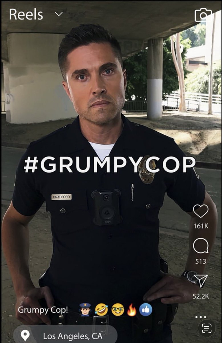 stemp2411's tweet photo. Eric with his best #GrumpyCop look

🤣🤣

#EricWinter #TimBradford https://t.co/VlNCFLCsNF