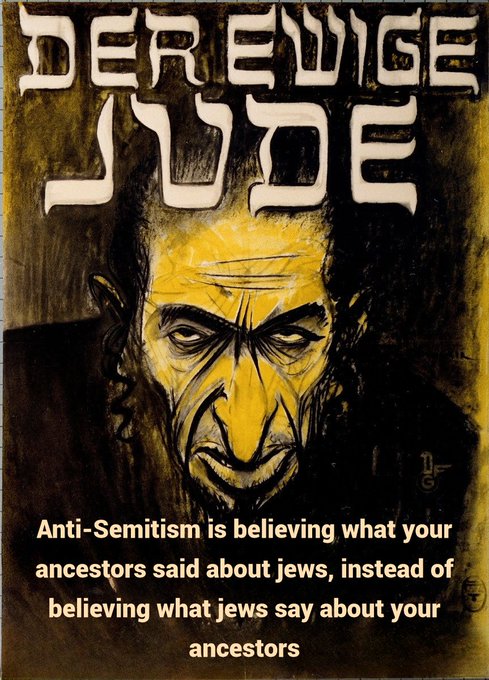 TheObserva2902's tweet photo. @SandeChin The Jew is a cancer and should be registered. It is more of the threat to us currently than the Islamists. https://t.co/TtIaKKjF8P