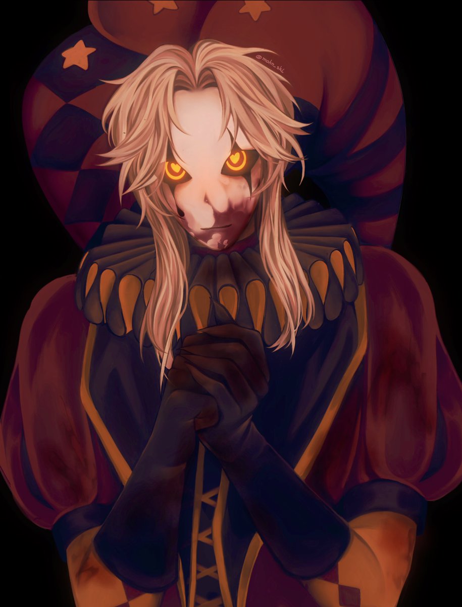 mohn_skl's tweet photo. stole him to try out some new brushes and I may have new hypefix now ups 

#tfc #pierrot #thefreakcircus https://t.co/KrsEuJ905E