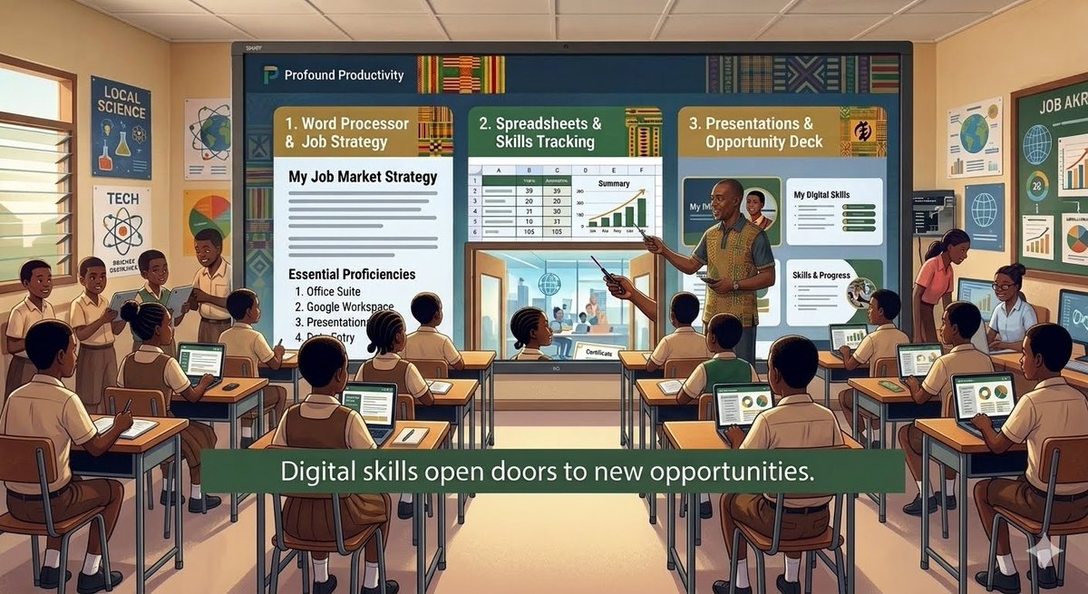 litempowerspt's tweet photo. Many employers now expect basic proficiency in Microsoft Office and Google Workspace tools. Training in word processing, spreadsheets, and presentations helps learners become more competitive in the job market. Digital skills open doors to new opportunities. #LITEmpowerment https://t.co/FR0V0768Lv