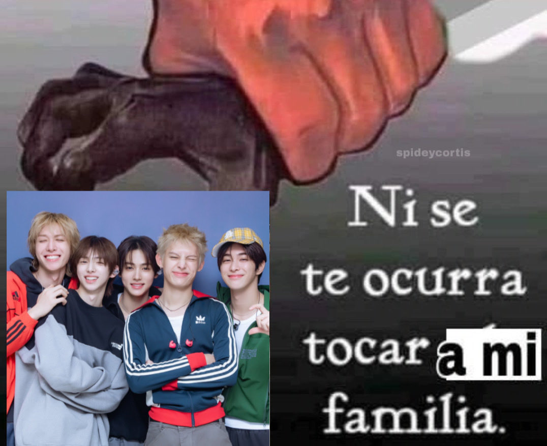 spideycortis's tweet photo. ni se te ocurra tocar a mi familia https://t.co/JJM6iIzMEA
