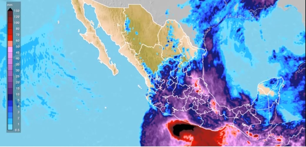 Art6to's tweet photo. 🌀AMENAZA POSIBLE CICLÓN AL PACÍFICO

Hoy podría formarse la *Depresión o Tormenta Boris frente a Guerrero,* donde se acercaría de esta noche a mañana lunes a Acapulco Zihuatanejo. 

⛈️Lluvias fuertes a torrenciales en el sur, occidente, oriente y CENTRO del País.

Considerando el escenario donde el sistema se acerca e ingresa a tierra, hoy domingo se prevén lluvias moderadas a fuertes de 20-50 mm con locales de 70 mm entre Veracruz, Chiapas, Oaxaca, Guerrero, Puebla, Tlaxcala, Hidalgo, Querétaro, Morelos, Estado de México, Ciudad de México, Michoacán y Colima.

El martes disminuirá la cantidad de lluvia, pero persistiendo en estas entidades del centro, sur, oriente y occidente del territorio mexicano con 10-30 mm y máximos de 50-70 mm, también dependiendo de qué tanto el ciclón se acercó o logró disiparse.