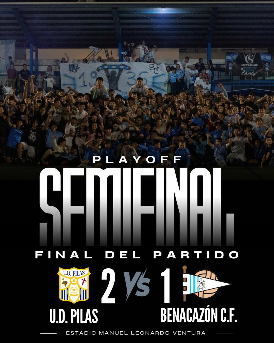 benacazoncf's tweet photo. Final en el Manuel Leonardo Ventura. 
Feliz por donde hemos llegado, cabeza alta siempre, y toca seguir. Gracias a todos los desplazados hoy. Orgullo celeste y blanco 🩵🤍

Benacazon C.F. https://t.co/gJR8rS6lZf