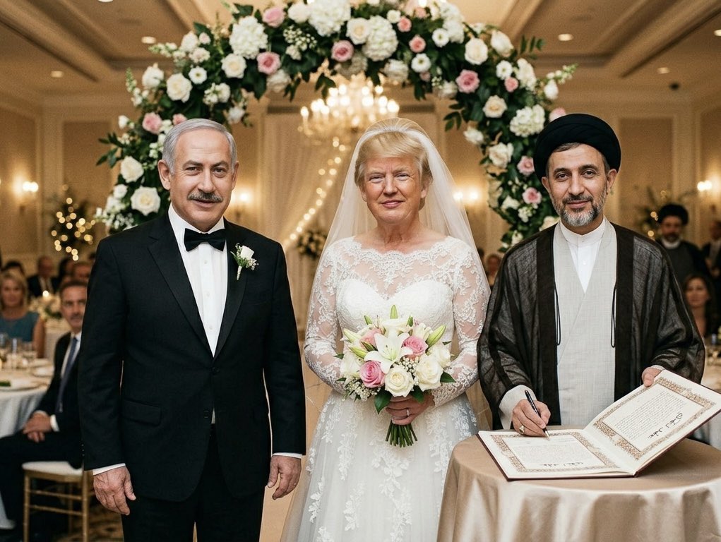 RoootsofThought's tweet photo. @MarioNawfal "You may now kiss the bride." https://t.co/pMsYP7Cwrk