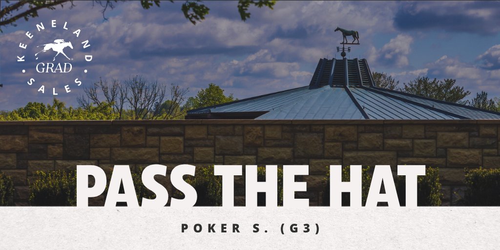 keenelandsales's tweet photo. #KeeSept grad PASS THE HAT pulls the upset in the Poker S. (G3) today! Congratulations to the connections!
C: @stonefarmky 
Bu: Lynnhaven Racing
Br: B. Flay Thoroughbreds
O: @PinOakStud 
T: Bill Mott https://t.co/0IPjVfYSK6