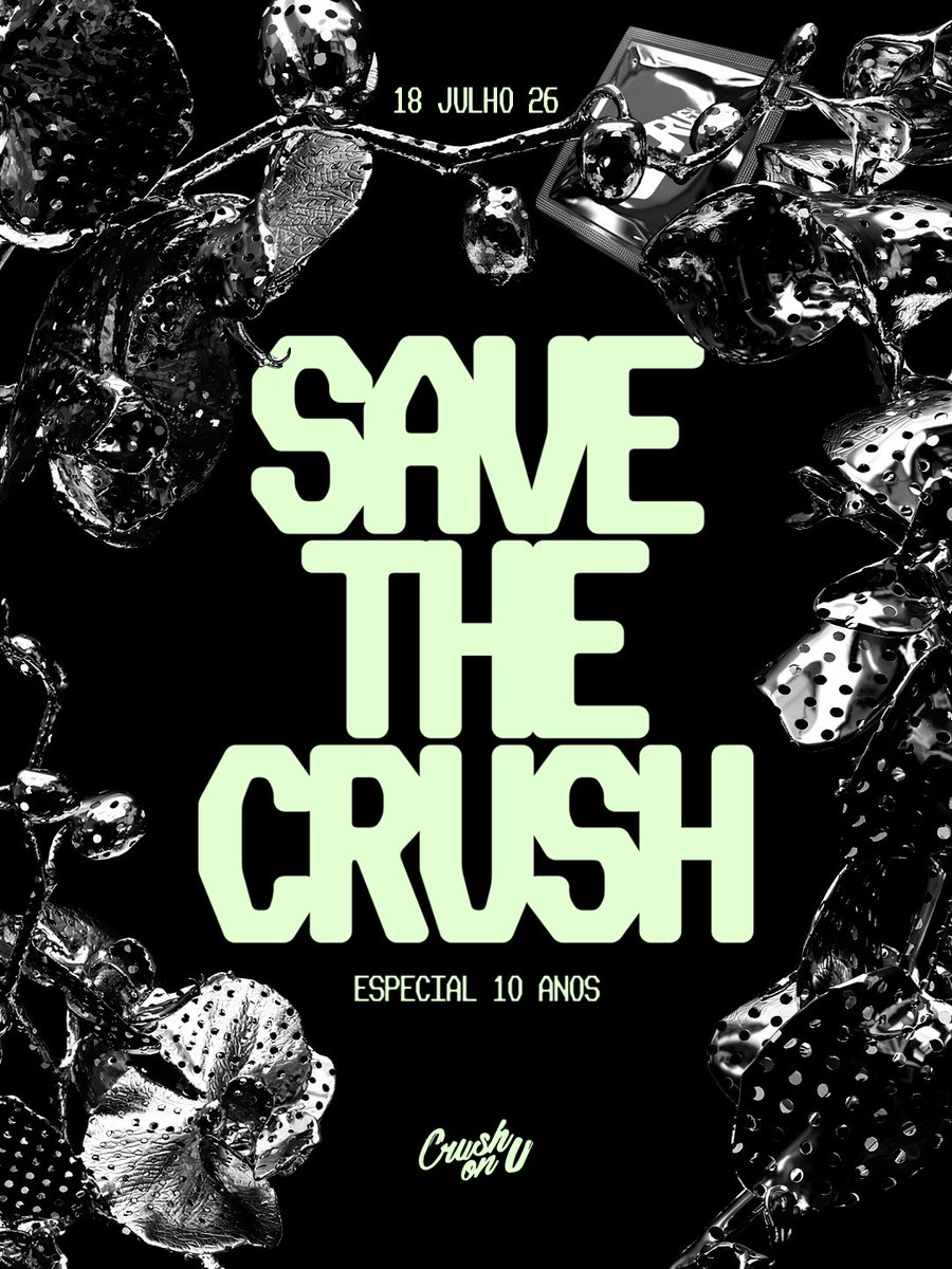 festacrushonu's tweet photo. SAVE THE CRUSH • 18/07 

A festa mais beijoqueira de Maceió está de volta!

Crush On U #10Anos 🖤 https://t.co/EoMgpUKCE0