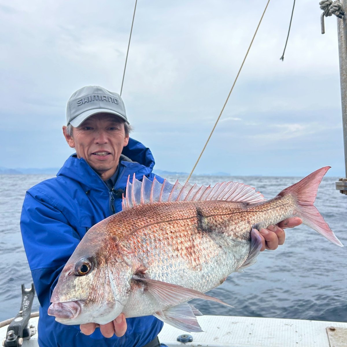 aori02255579's tweet photo. お疲れ様です。
釣りビジョンさんの「沖釣りノトビラ」3話放送開始。
錦江湾では30枚オーバー、南紀白浜は14枚、剣崎で23枚、宮澤君も西伊豆、新潟で爆釣。
最後は2人揃って○デコってオチもありましたが西から乗っ込みを追わせてもらう貴重な体験を楽しませ頂きました
またやりたい(笑

@daiwamiya https://t.co/WLhxgA0MOT