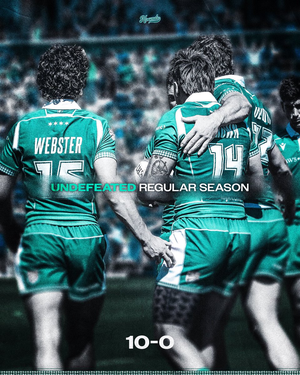 HoundsChicago's tweet photo. 10-0
Bonus point wins in every game
20.9 points average margin of victory

The greatest Major League Rugby regular season of all time https://t.co/TS4V6avJ5w
