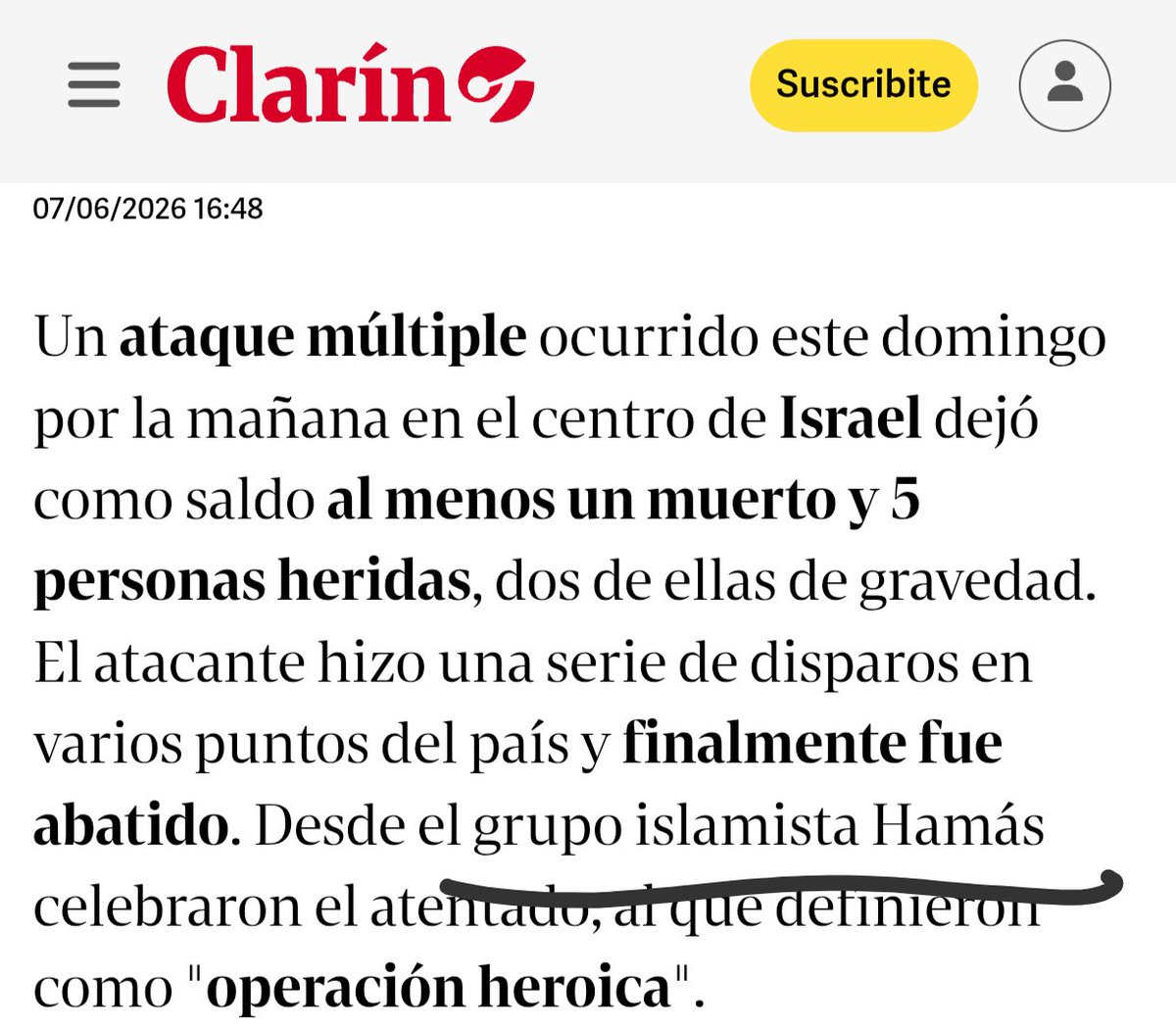 osvaldobazan's tweet photo. Se dice TERRORISTA @clarincom https://t.co/7s8wTzbLJZ