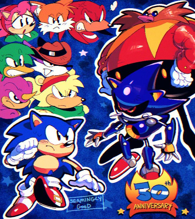 seaminglygood's tweet photo. Happy 30th to Sonic the Fighters! https://t.co/ivfHIiLLIc