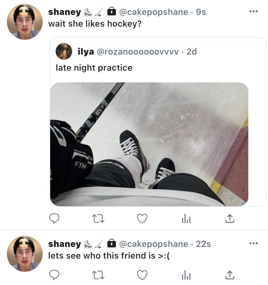 svetrosiee's tweet photo. a #hollanov mini smau

where shane thinks ilya is a girl... 🤦🏻‍♀️🤦🏻‍♀️🧁🪽

1/6 https://t.co/TpRXCfo8NE