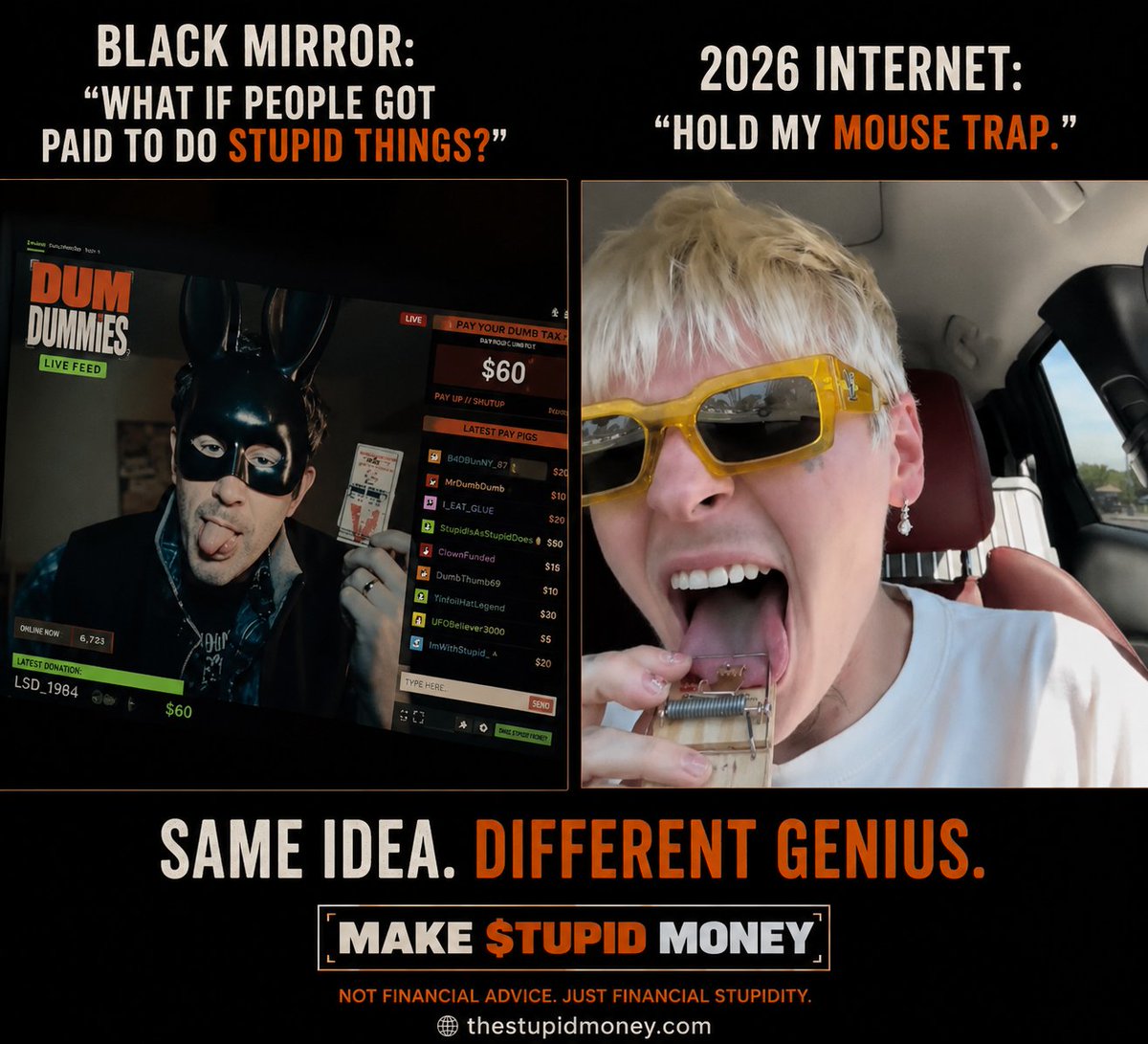 Stupid money tweet media