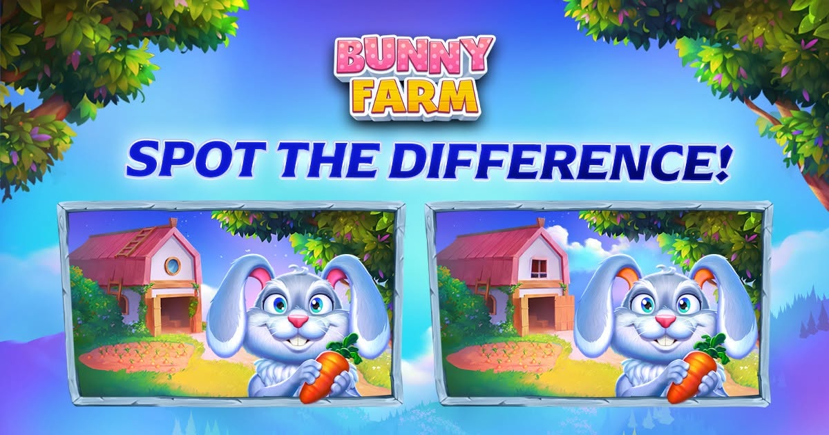 CaesarsGames's tweet photo. 🐰🌿 Two beautiful scenes from Bunny Farm—but something’s different! Can you find ALL the differences? 👀 Free coins >> https://t.co/g7ibOry0N5 https://t.co/OxlxQwmElR
