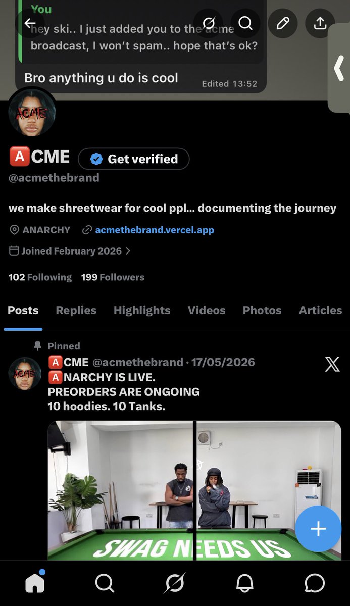 🅰️CME (@acmethebrand) / Posts / X