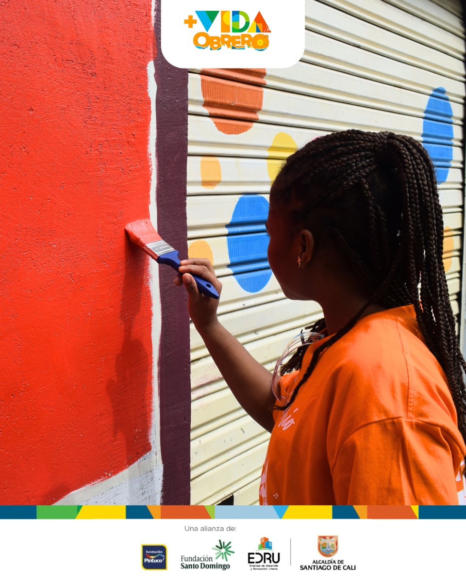 edrucali's tweet photo. @F_Santo_Domingo No solamente es urbanismo, es participación ciudadana, gobernanza y sostenibilidad. 🗣️💚

Esto no es solo pintura. Es orgullo, memoria y futuro.
Porque el Barrio Obrero no se renueva con ladrillos solos: se renueva con su gente. 🏘️💛

#BarrioObrero #AsiRecuperamosCali https://t.co/pk0EEJifqH