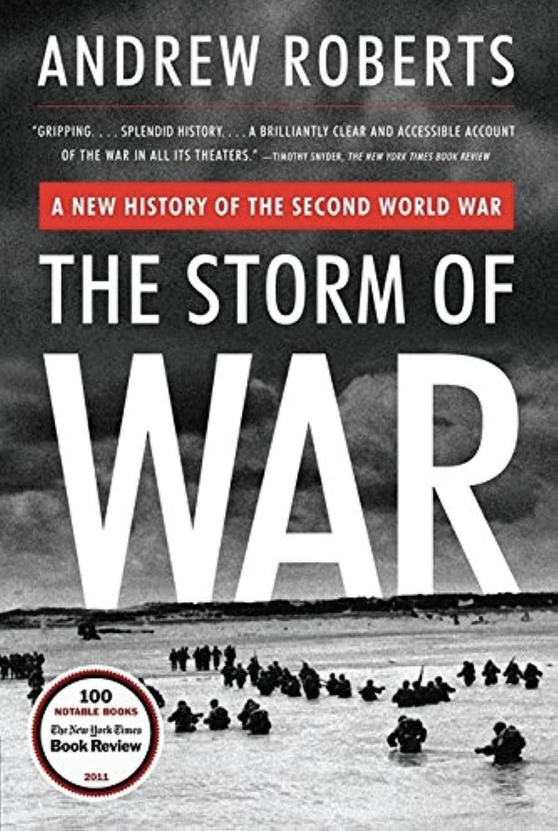 HoltanLuke's tweet photo. @AmericanGwyn Your recent reccomendation of The Storm of War (WWII) would make my list. https://t.co/7VANWwQttK