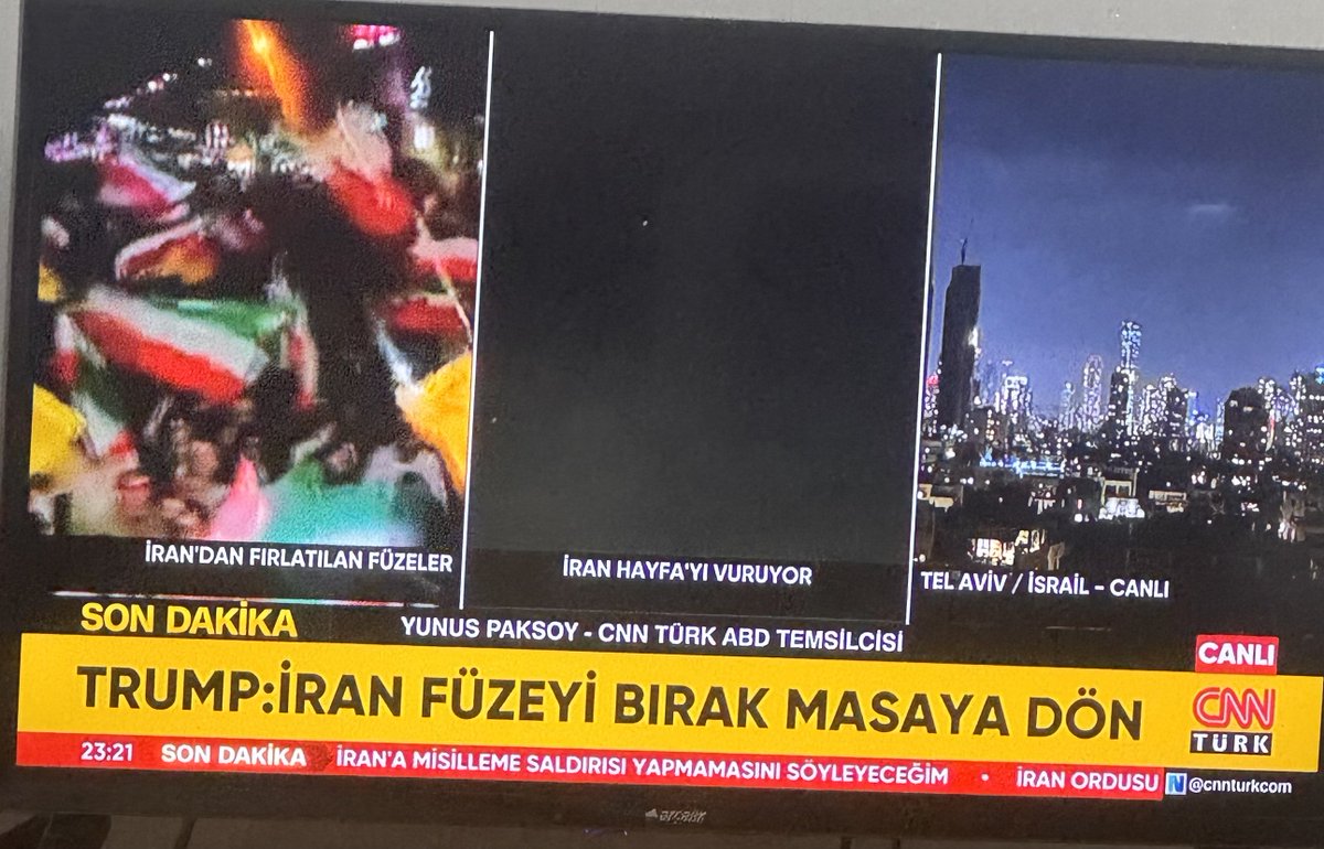 TeavunC's tweet photo. Savaşın 100. Gününde füzeler tekrar ateşlendi. Sapık Trump hem savaşı başlattı şimdi de bitirmek için uğraşıyor. https://t.co/PDzdNmwnUT
