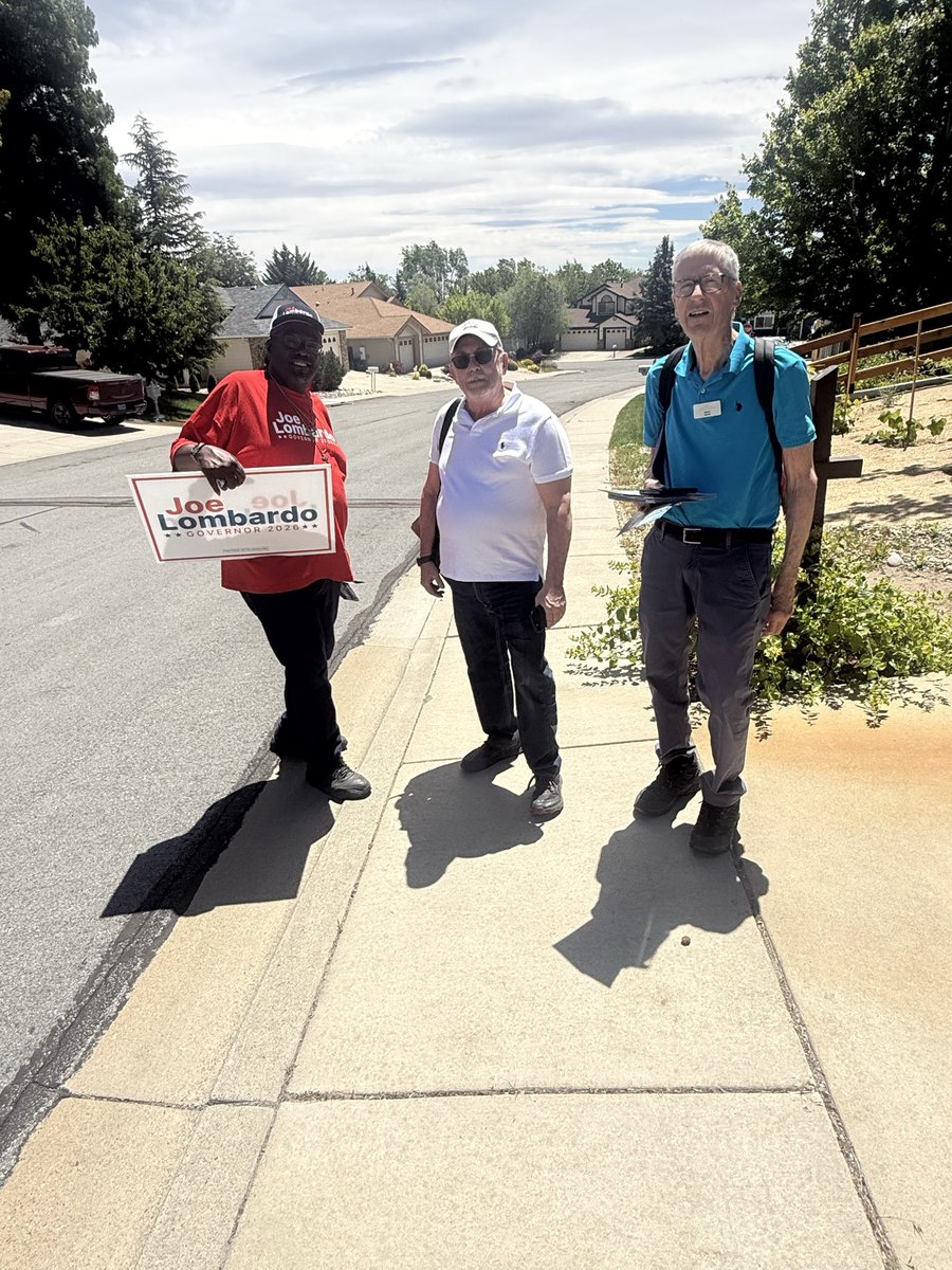 beaubhamilton's tweet photo. .@teamlombardonv is hitting the doors this weekend in Reno!! 🚪Thank you to all our amazing volunteers who spent their final weekend of the primary election reminding our residents to get out and vote for @JoeLombardoNV! 🗳️ https://t.co/aBu6lt20My