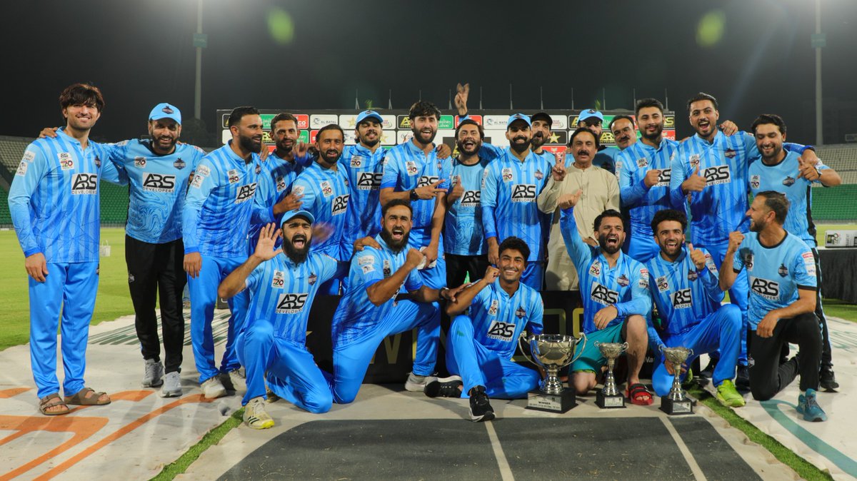 TheRealPCB's tweet photo. W I N N E R S ✨

A first-ever National T20 title for Abbottabad 🏆

#NT20 | #KHIWvABT