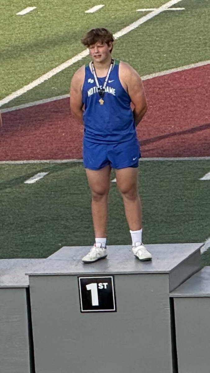 NDATritonSports's tweet photo. State Champion! 

NDA Junior Ritchie Flanigan won the Discus State Championship this past weekend at the WIAA Meet.

Keeping it in the family, his brother, James was the state champion last year! 

Congratulations Ritchie! https://t.co/sANyQB7POY