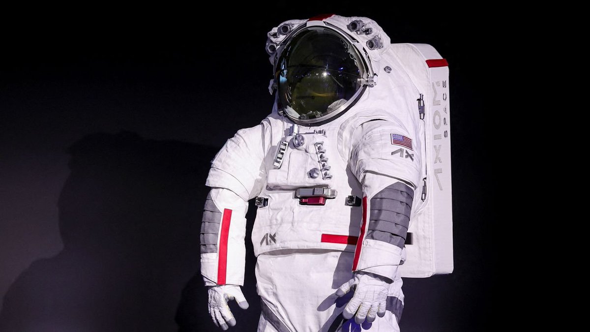 Polymarket's tweet photo. JUST IN: Prada &amp; Axiom Space unveil new garment NASA astronauts are set to wear on the Artemis III moon mission. https://t.co/kKHv8QuYhW