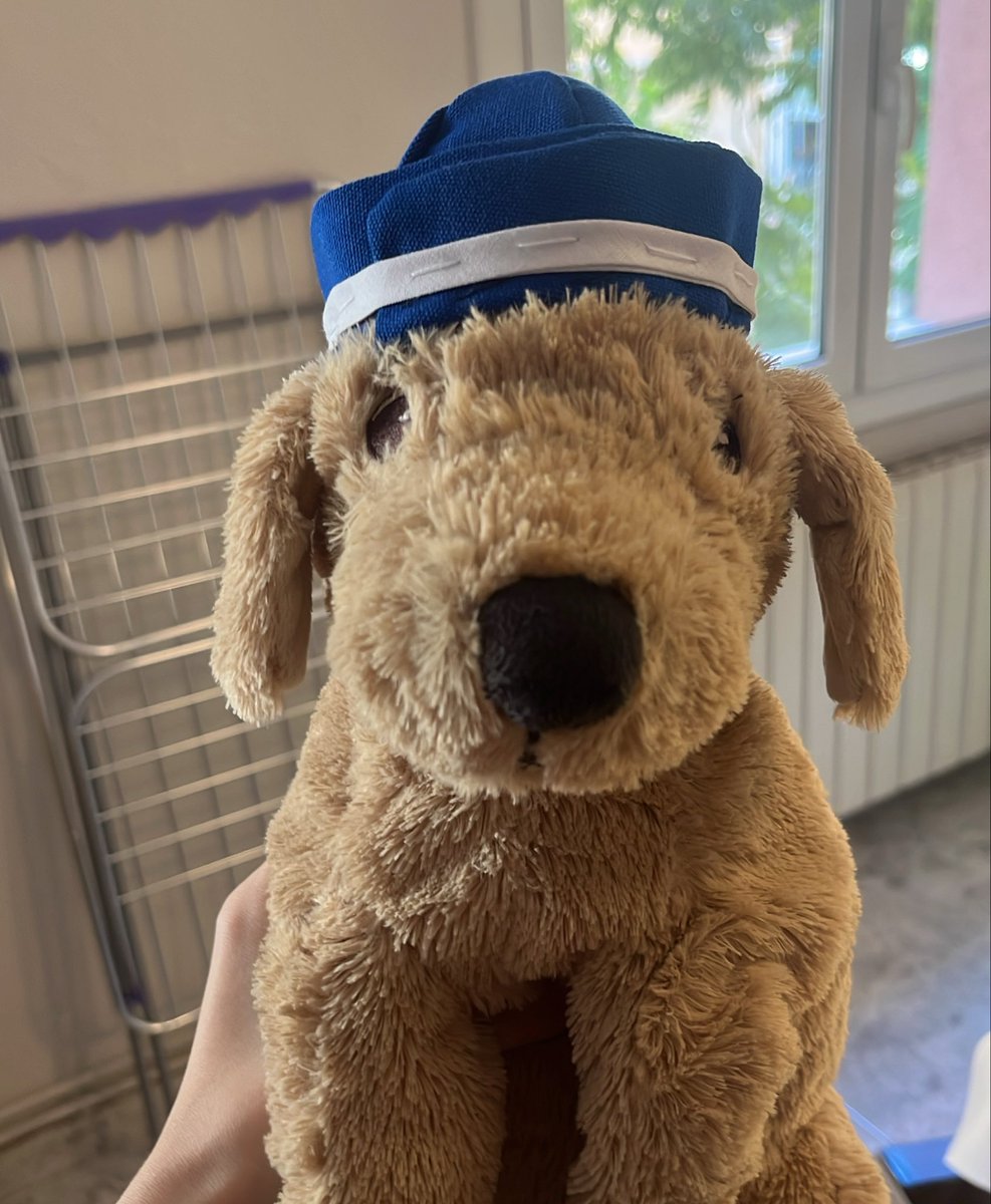 branquetaG's tweet photo. li he fet un gorro, ara és mariner https://t.co/o1LEwMRKF1