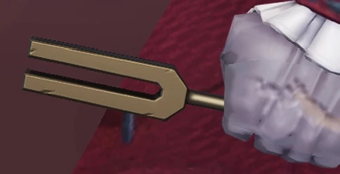 orphrickdaily's tweet photo. — Fun fact!
According to Frederick's 3rd letter, the tuning fork is a gift from Orpheus, which is the catalyst for Frederick to change his mindset and love himself. As a survivor in the manor, Frederick carries it around all the time. It's clear he holds the gift with love... https://t.co/wH406HxDjX
