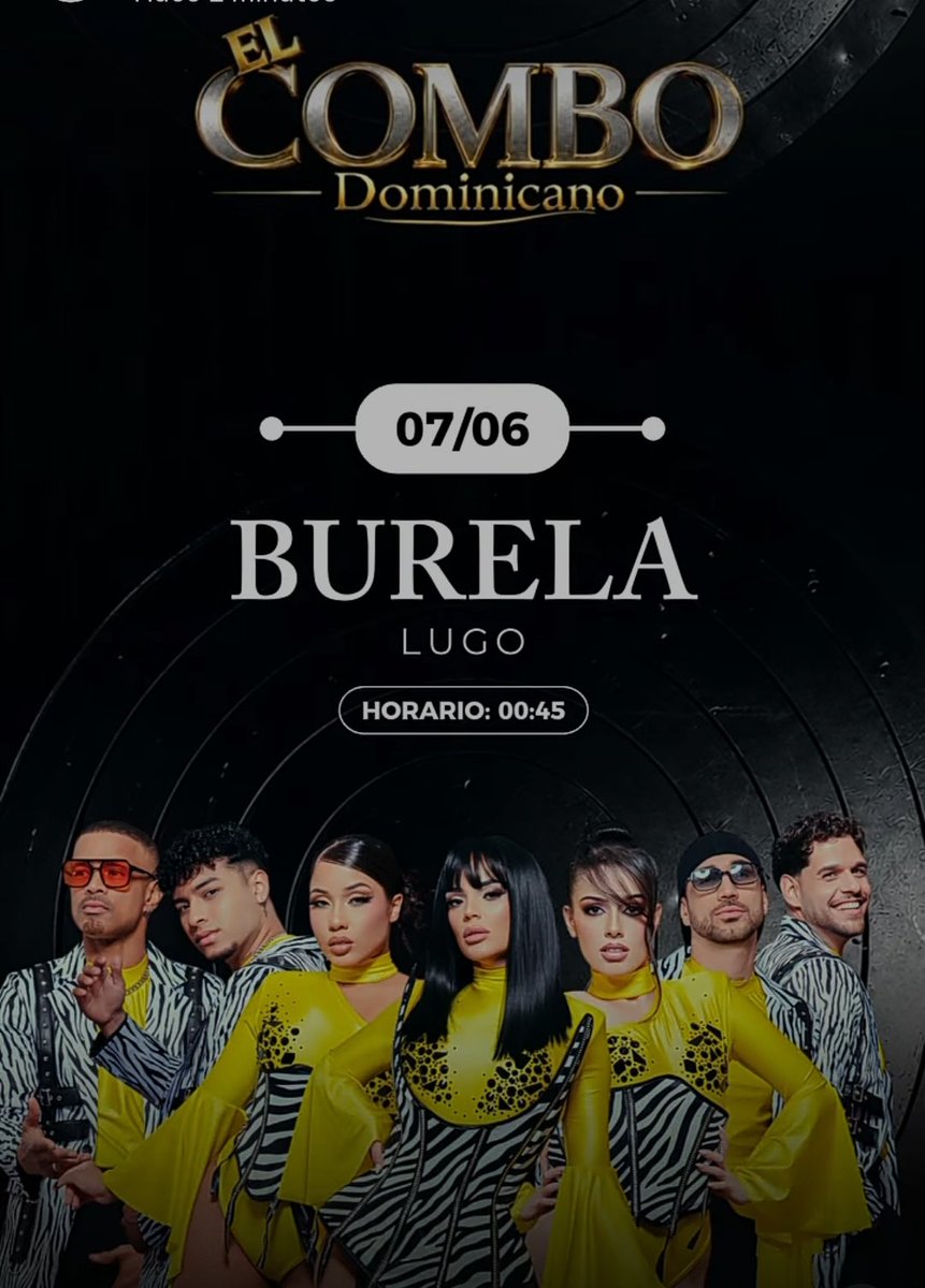 ComboDominicano's tweet photo. Esta noche seguimos 🎉🎉🎉 Burela - Lugo 00:45 Te Esperamos !!!! ENERGY TOUR https://t.co/pNf3QGQglJ