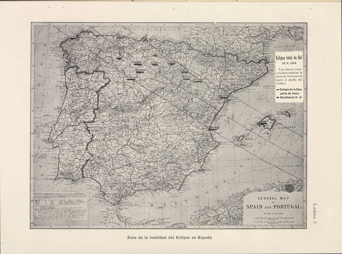 alpoma's tweet photo. Similitudes entre el eclipse total de sol del 30 de agosto de 1905 sobre España y el próximo eclipse total del 12 de agosto de 2026. :-) https://t.co/m9YIPPuhd5