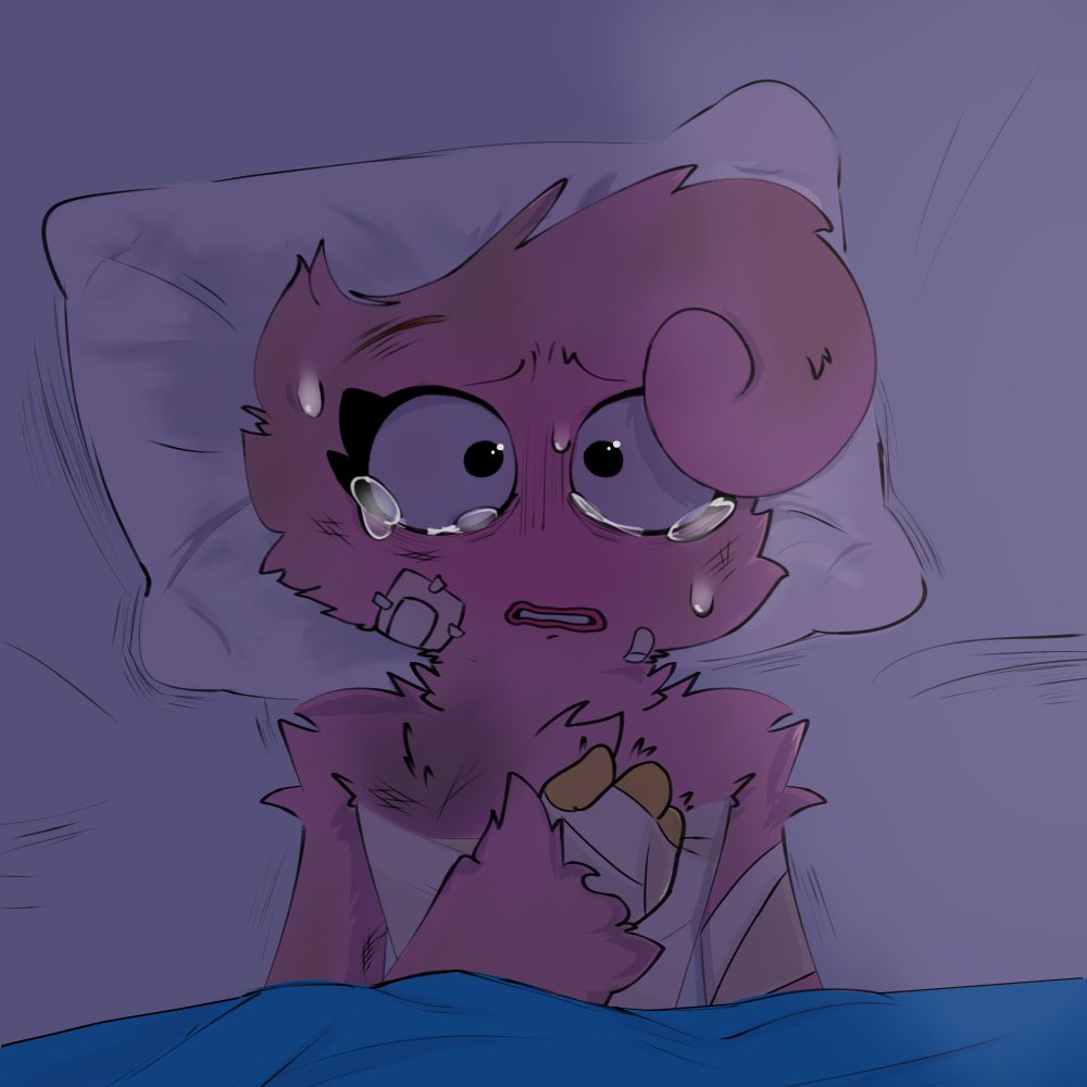 Lvhxxlivv's tweet photo. I’m writing a fanfic for someone else’s au, and I made art to go alongside with it. Here’s the finished art, but I haven’t finished writing lol #kissymissy #huggywuggy #PoppyPlaytime3 #poppyplaytime #huggyxkissy https://t.co/ckWDrWNB0g