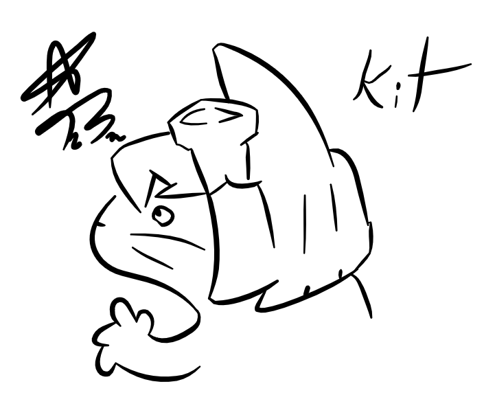 TheBoxOfTexas's tweet photo. Drew the silly kitty. #Gameoverse #KitBodega https://t.co/x6mJeH7ao2