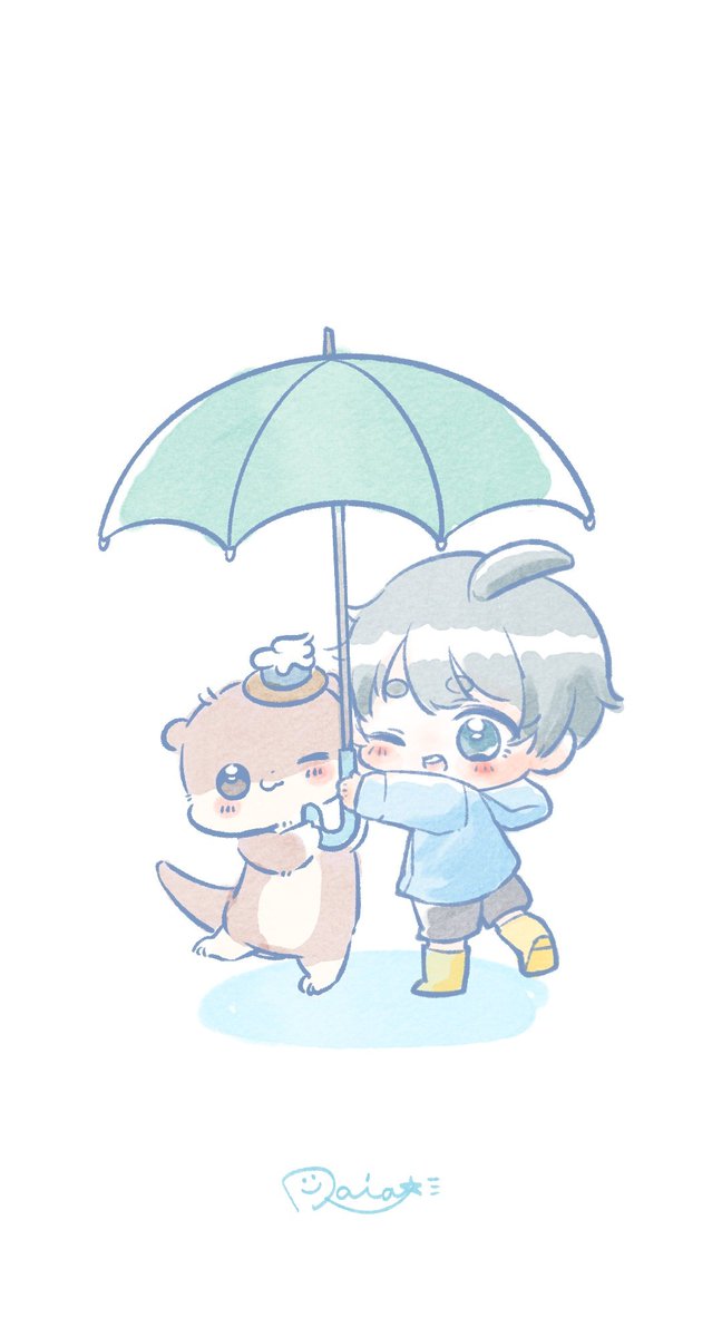 Daia_oekaki's tweet photo. 【☂️壁紙配布☂️】
お待たせしました！
6月の壁紙配布いたします！
相合傘をしてるぷにぷかです🫶

使ってみた報告してくれたらハピハピです(*>∀<*)

💎公式LINE限定版→背景あり🙌
💎応援部(FANBOX)→🌂🌞ver
✗営利目的使用·無断転載･AI学習禁止
#壁紙配布 https://t.co/b4qT33rZf6