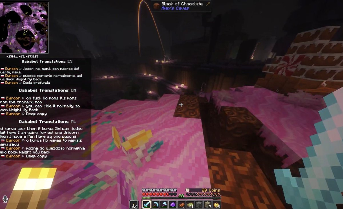 cerealien_'s tweet photo. everyone else farming uranium bombs and rayguns and theres ewron looking for caramel in fucking cakeland we've lost the plot I think https://t.co/ahOwuneuYI