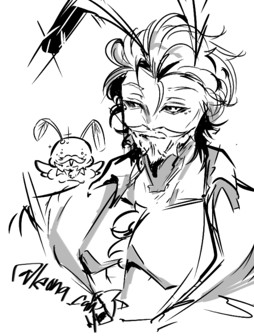 leona_can's tweet photo. Yummy moth man #MagnusMasterpieces https://t.co/HCusJ3F1fl