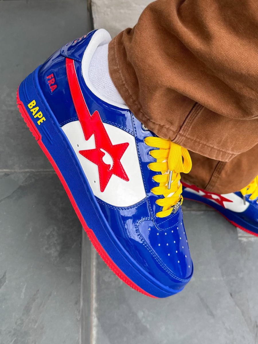 ModernNotoriety's tweet photo. FIRST LOOK: KidSuper x BAPE STA "France" 🇫🇷💫 https://t.co/A1oknl4xRY