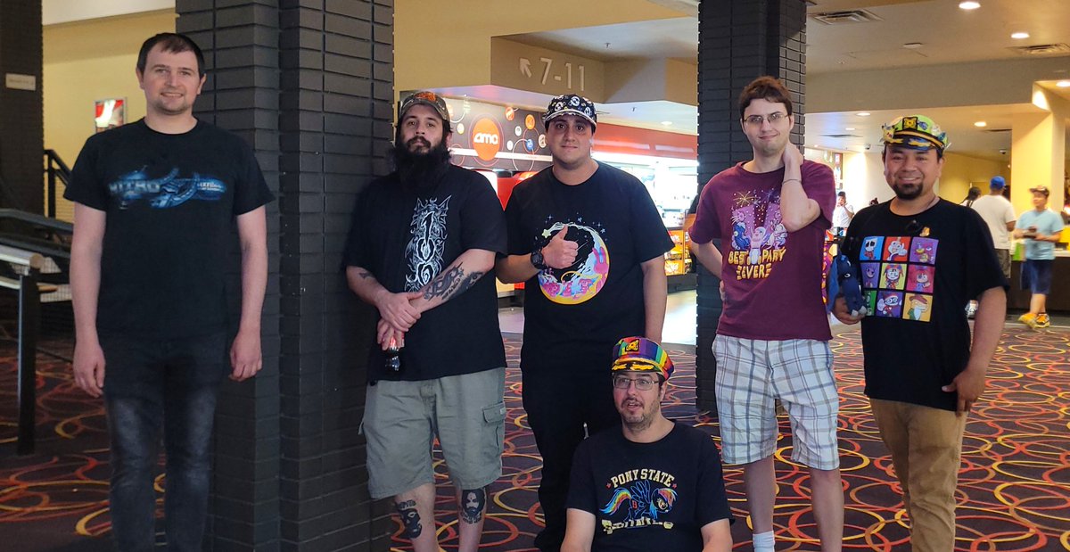BroniesNYC's tweet photo. I would like to thank everyone that showed up to the movie meetup yesterday. Not only did we get to see absolute peak but we had a good time hanging out at the mall.
Check out the Discord server to help pick the next movie! #tadc #tadcthelastact #AMCTheater https://t.co/8SJkIUhKso