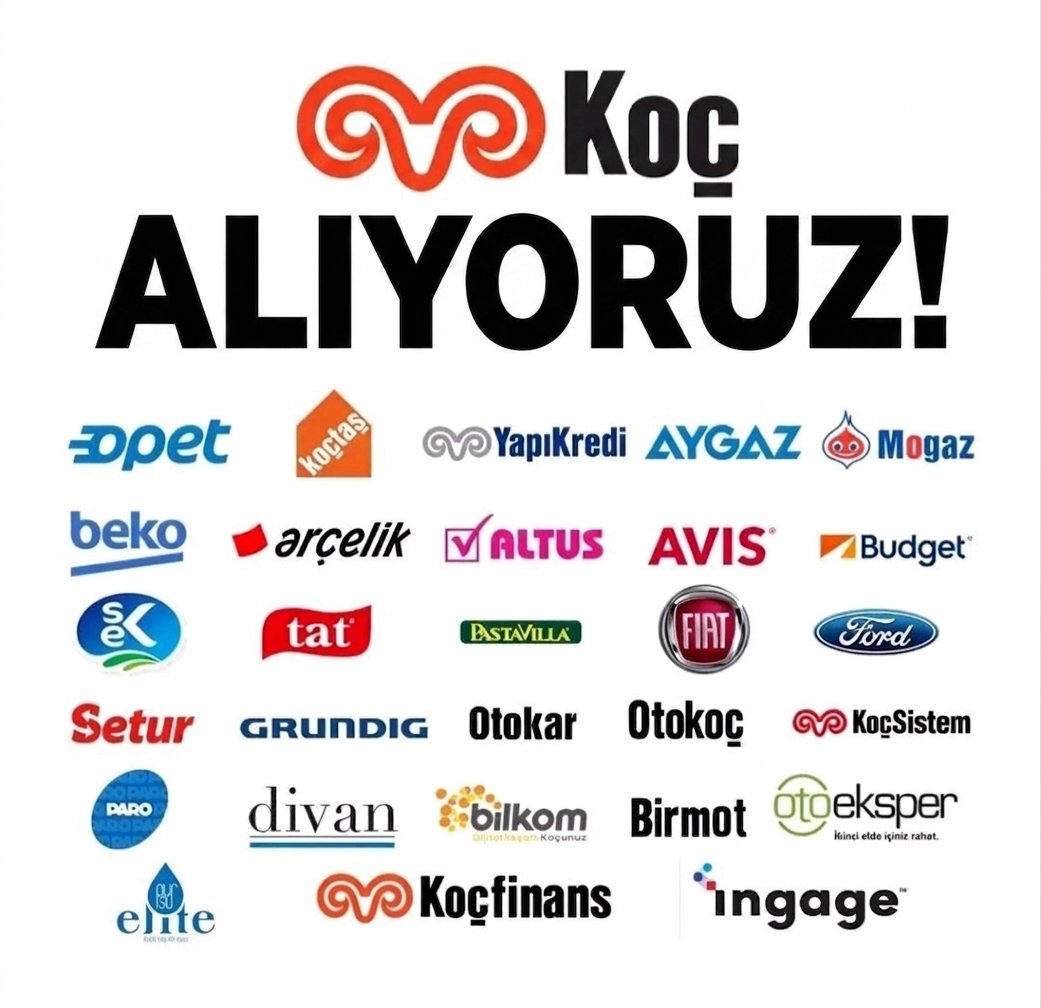 Hulaguhan09's tweet photo. Türk Milliyetçileri olarak Koç'un ürünlerini alıyoruz! 

#RahmiKoçYalnızDeğildir https://t.co/kWeHR5XuBb