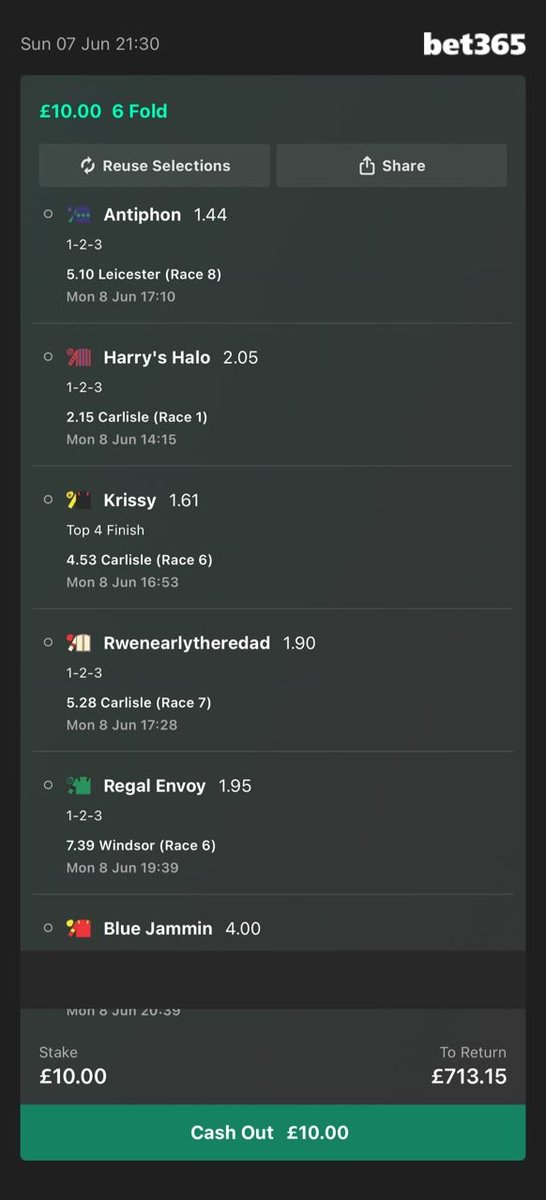 DefiantPunter's tweet photo. Big Placca mix for tomorrow 

6 x 0.2u 5 folds (1.2u)
0.3u 6 fold
1.5u total

🐴🐴🐴🐴🐴🐴🐴🐴🐴🐴🐴

add to your bet slip 👉
https://t.co/MElH1NFdHx https://t.co/4ms5YvsPDO
