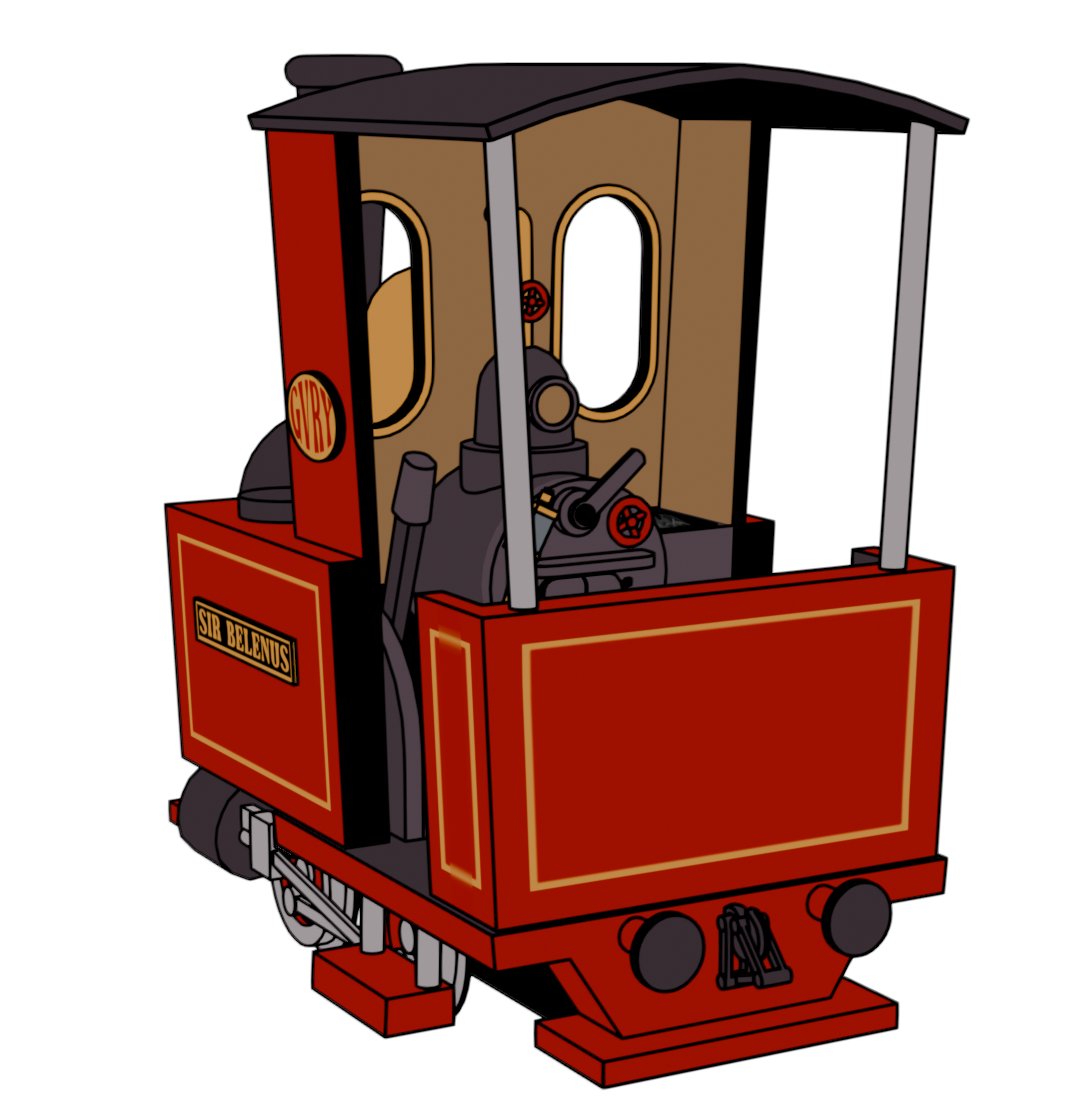 CK124theTSE's tweet photo. Gehenna Valley Railway's "Sir Belenus" 
Narrow Gauge Steam Engine 3D Model   

Made in Blender https://t.co/ozQrYoK3Zz
