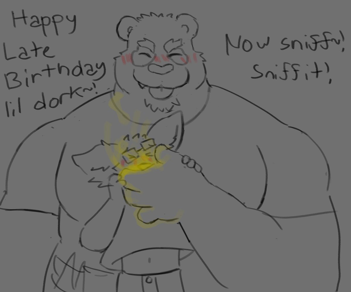 BrockyDaPanda's tweet photo. I'm a bit late, but happy birthday, @thelittlestbud !! https://t.co/SfcqK8q4pk