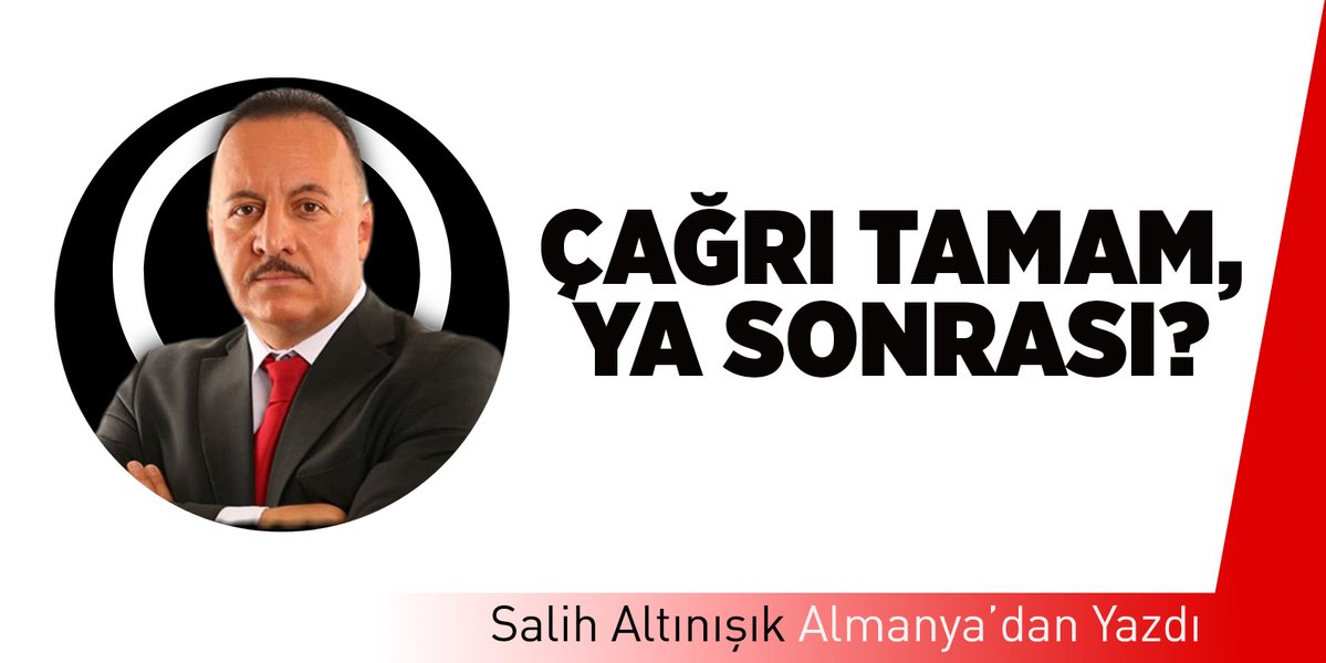 arti5tv's tweet photo. Salih Altınışık / Çağrı Tamam, Ya Sonrası? https://t.co/h4AvNVbgJt 

@SalihALTINISIK https://t.co/JYspa1mhW8