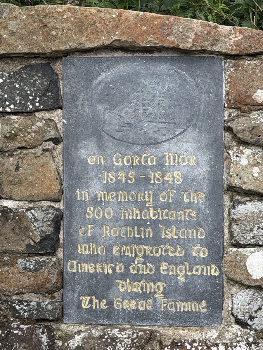 fannin_shauna's tweet photo. The 1841 population of Rathlin Island was 1010, by 1861 it was 453. The Gages, a landowning family, chartered a ship the Napier, taking a large contingent to St John, New Brunswick,while others travelled to Quebec and Maine with industrial cities in England another destination. https://t.co/3XfhoSSiyj