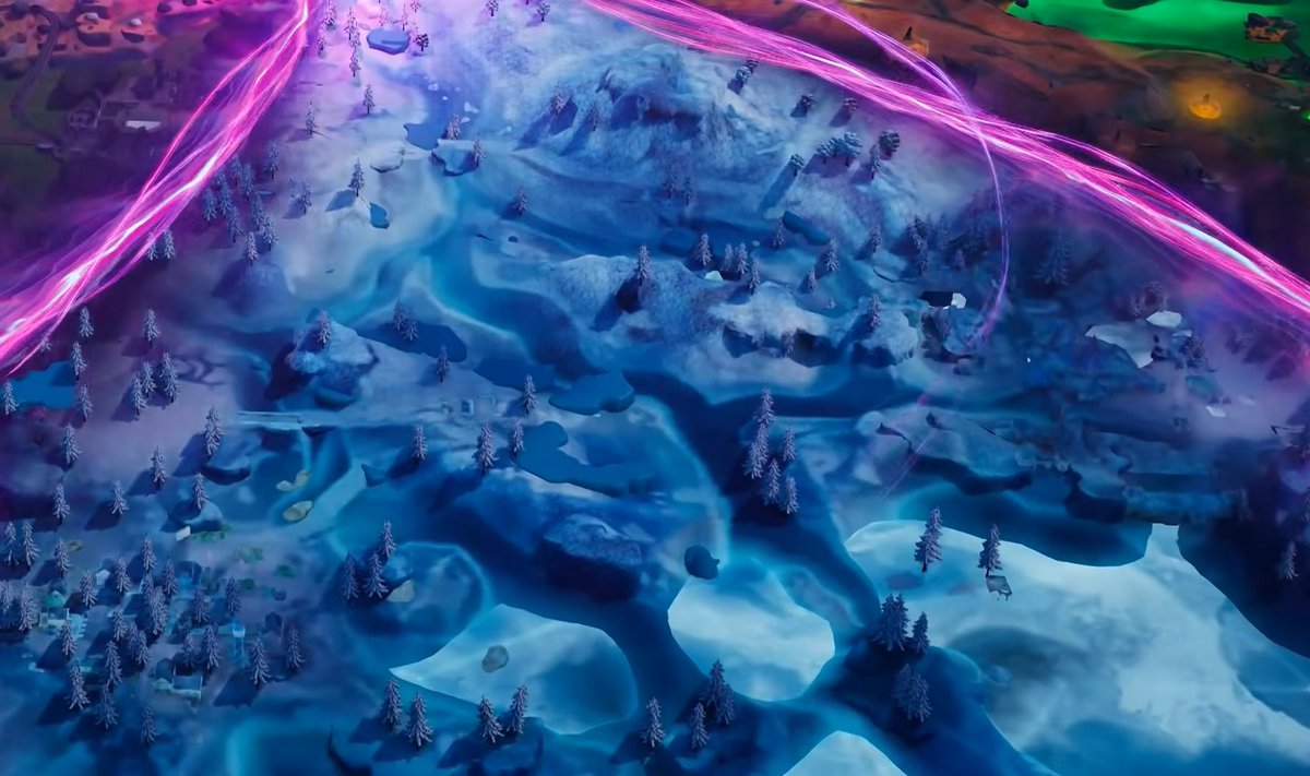 HYPEX's tweet photo. What are your guesses on the realities that appeared during the Fortnite Shattered event?

MY GUESS:
• Fortnitemares Biome
• Maybe Fortnitemares too?
• Winterfest 2026 Teaser https://t.co/QfF6emICXm
