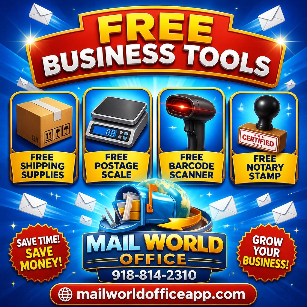 mailworldoffice's tweet photo. Ready to build your empire for $0? 🚀 Check out https://t.co/002FSivUSY for free shipping and logistics tools. Perfect for eBay resellers and small biz owners. Simplify your workflow with the Mail World Office family!
#SmallBusiness #eBay #FreeTools #Logistics https://t.co/9qnL0WneNW