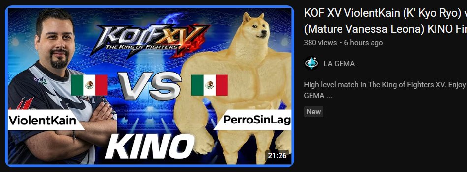pabloxmontero's tweet photo. somebody please explain whats going on in Mexico KOF tournaments because wtf you mean ViolentKain is fighting Swole Doge in top 8 https://t.co/H3NP3sg2aL