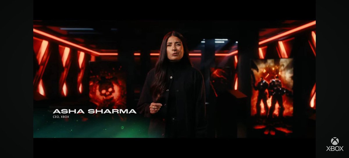 BethMolina18's tweet photo. Ella es #AshaSharma CEO de @XBOX  y ha demostrado tener un gran compromiso con la comunidad gamer. ⚙️ 
¡Las Mujeres en todos los espacios! 
#XBoxShowCase https://t.co/uumT3uRh2L