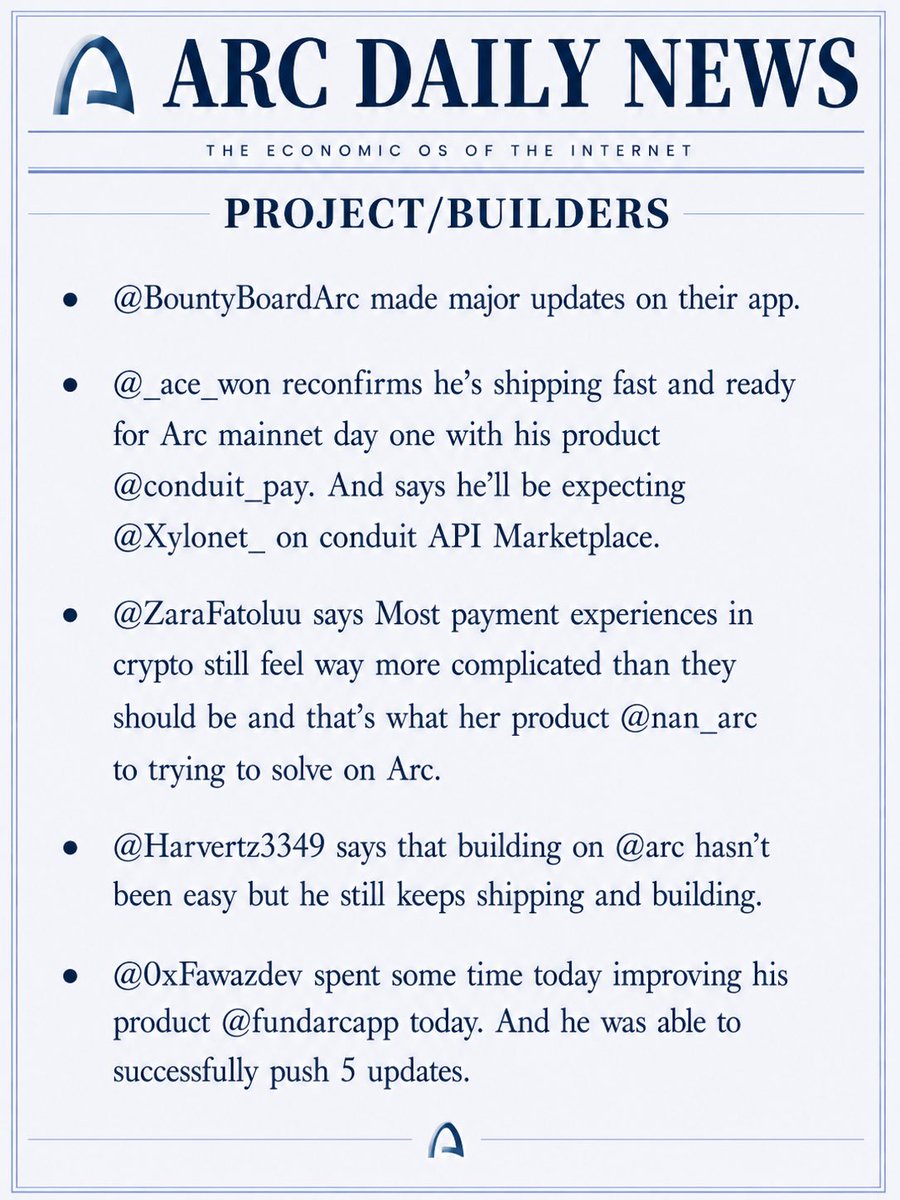 0x_valid's tweet photo. Today���s News update on @arc https://t.co/ysvhHEj4Sh