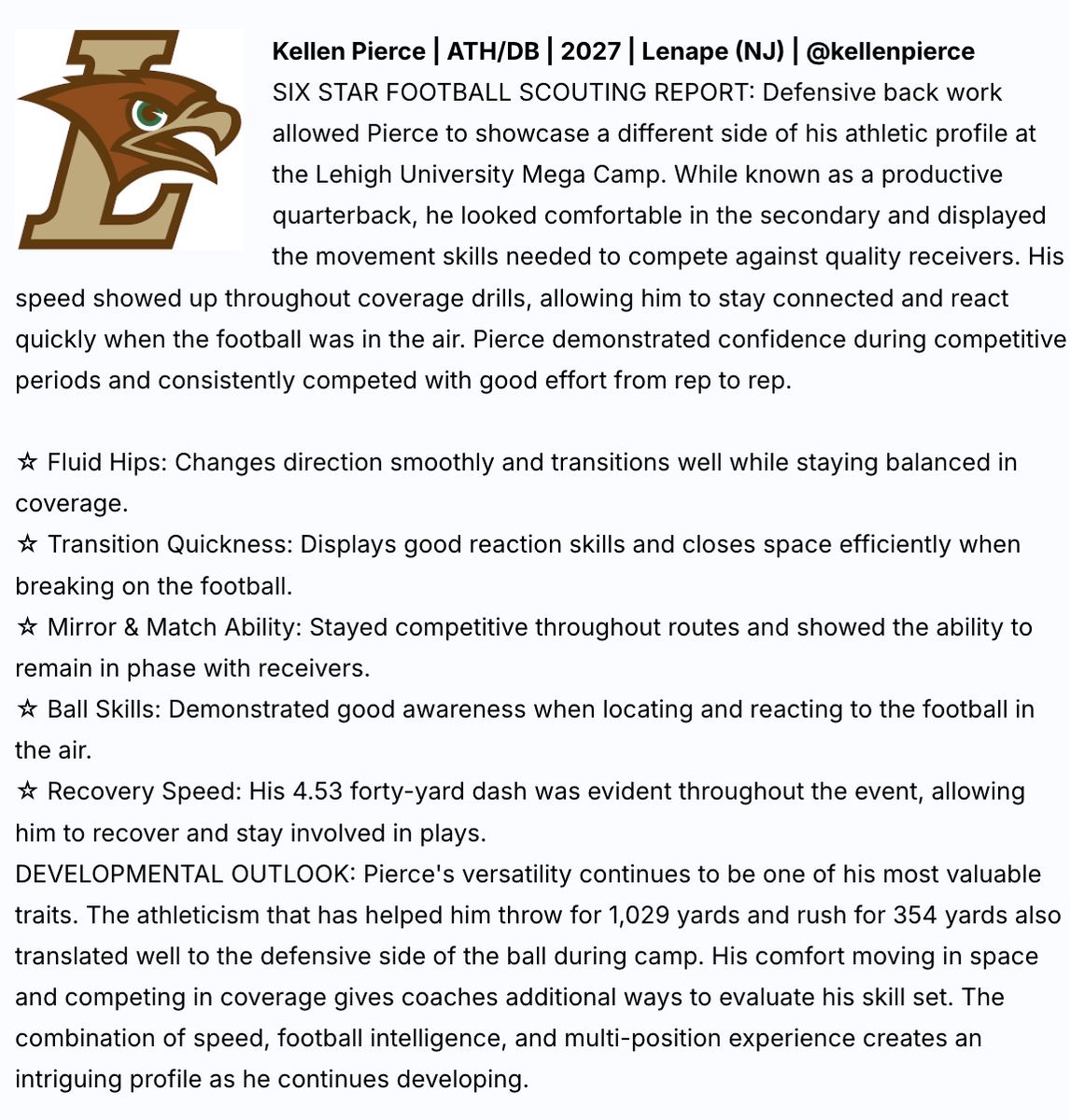 Kellen Pierce tweet media